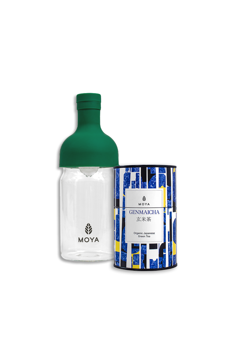 Zestaw Cold Brew - Butelka 350ml & Moya Genmaicha 60g