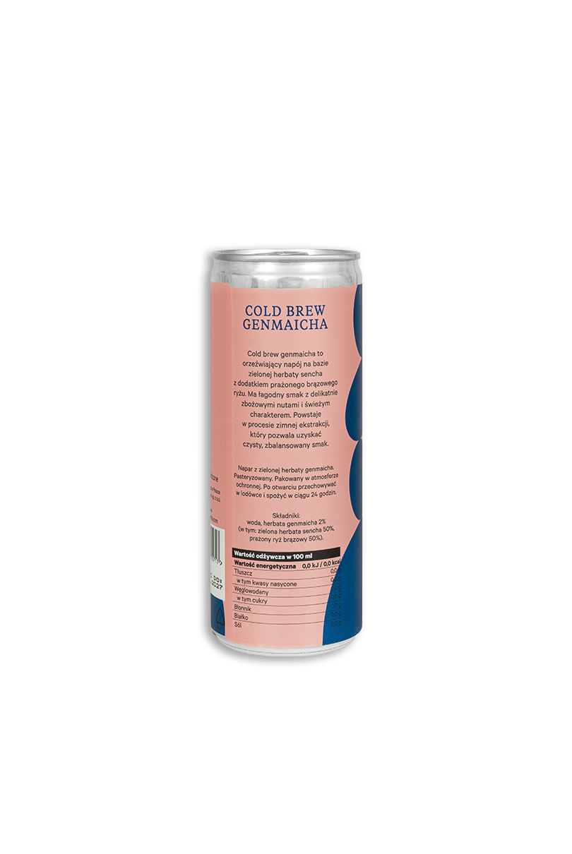 Moya Cold Brew Genmaicha - napój w puszce 250 ml