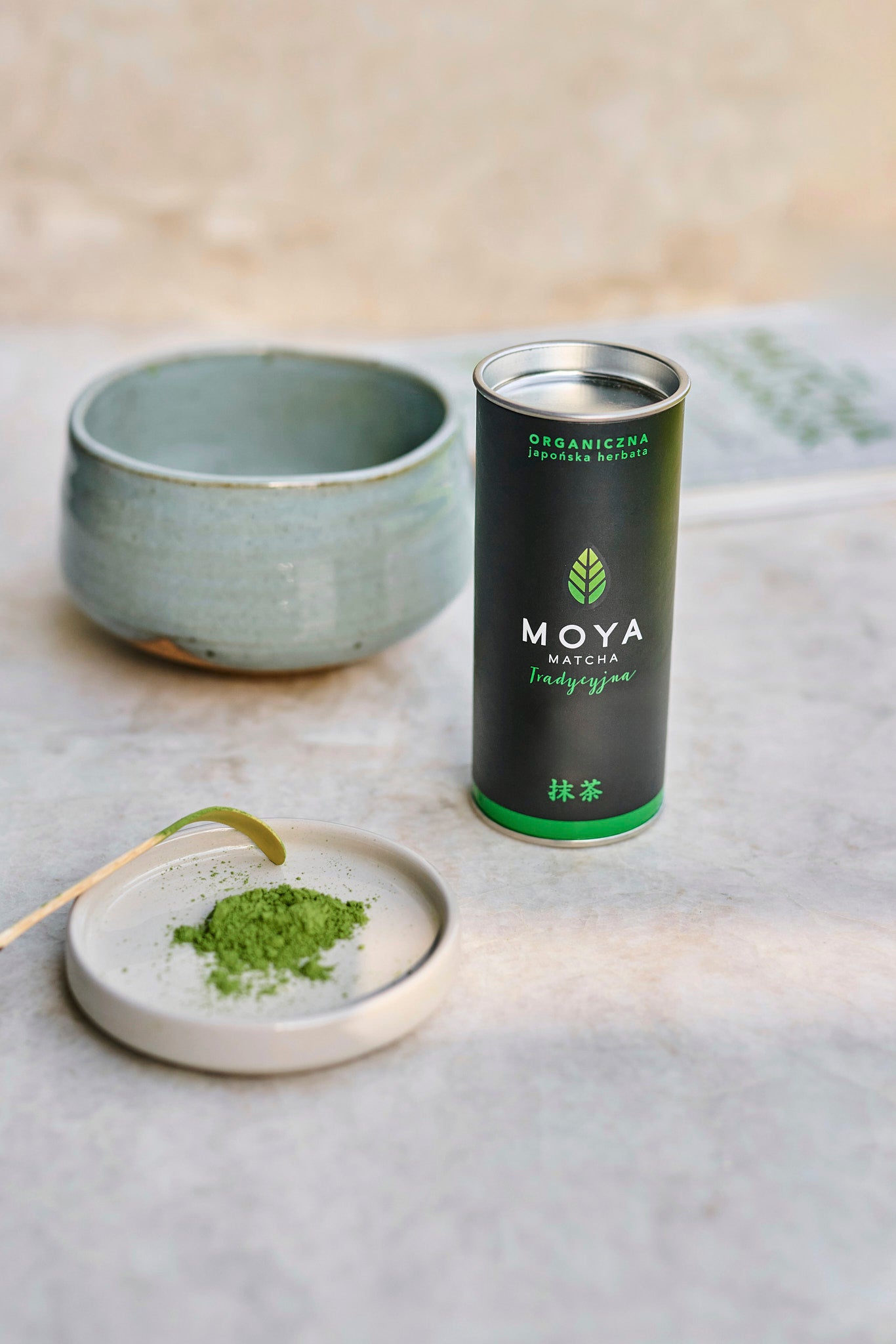 Moya Matcha Tradycyjna organiczna japońska herbata