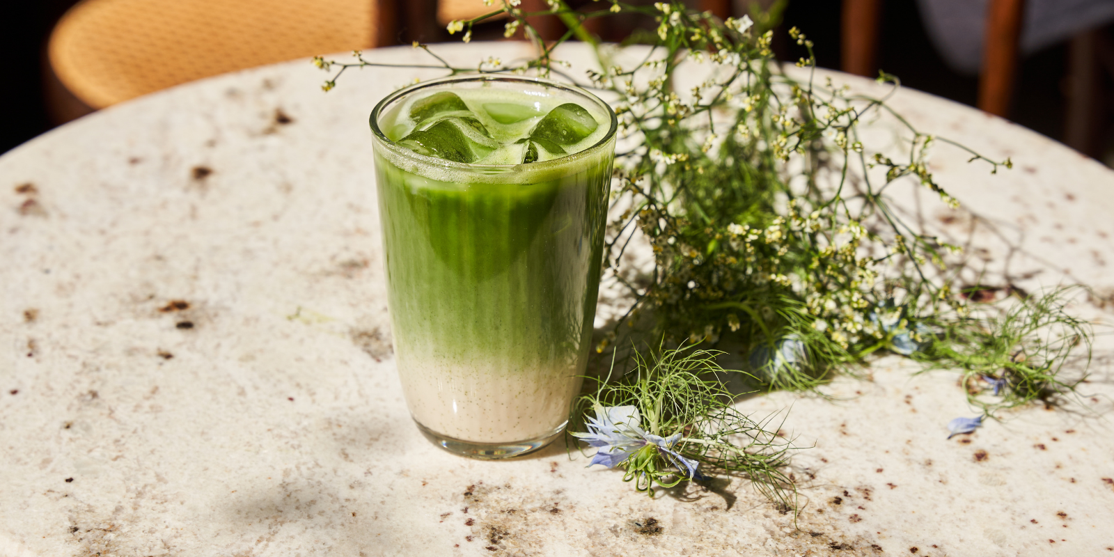 ice matcha latte