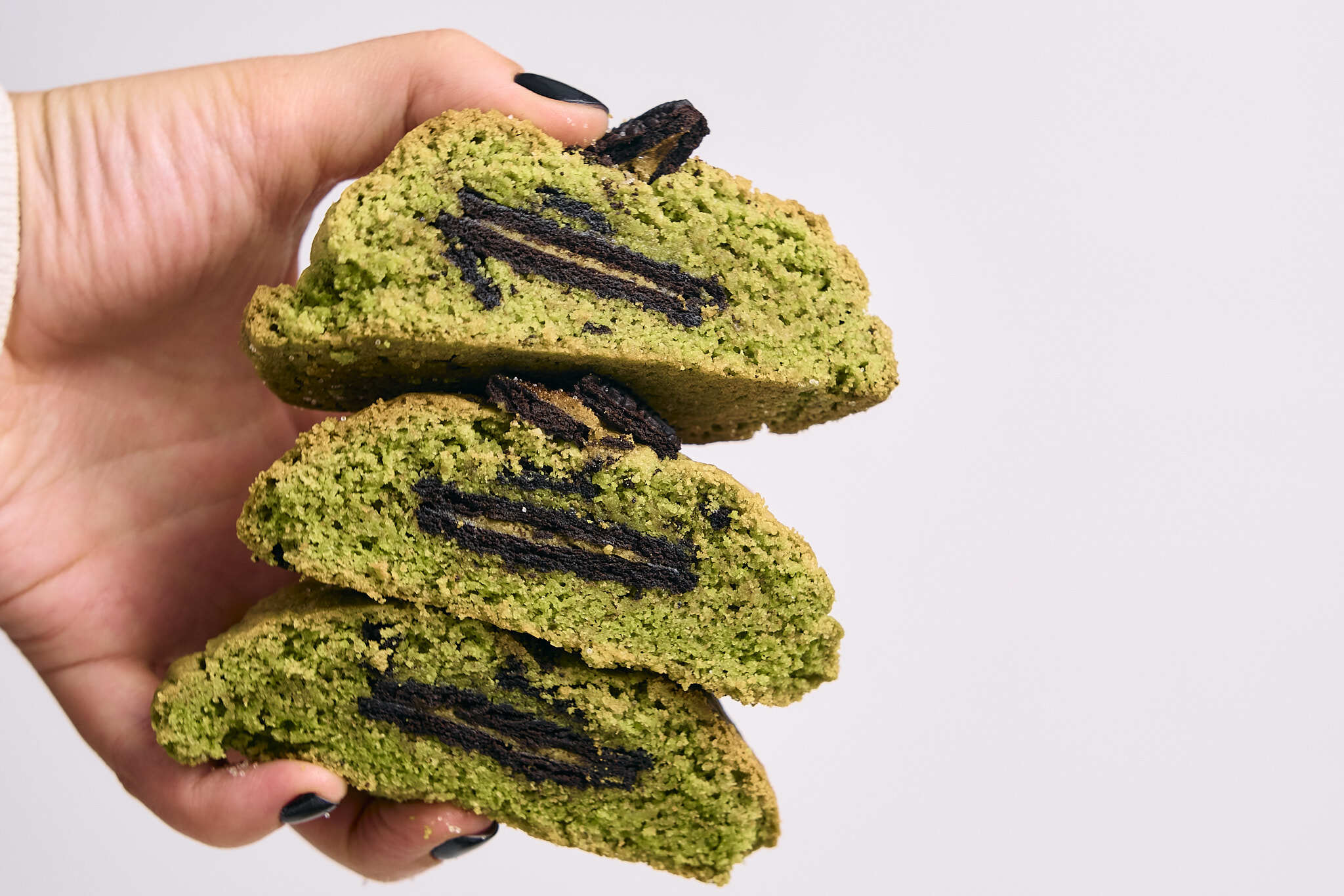 Ciasteczka Matcha Oreo