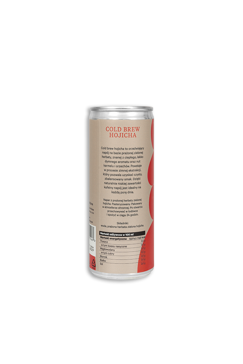Moya Cold Brew Hojicha - napój w puszce 250 ml