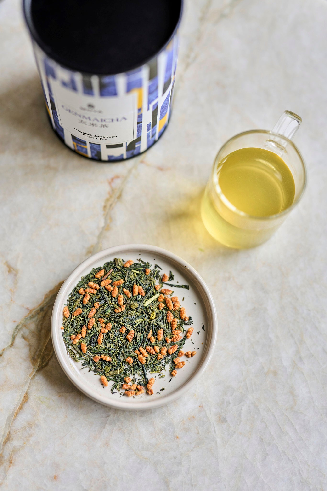 Moya Genmaicha organiczna japońska zielona herbata