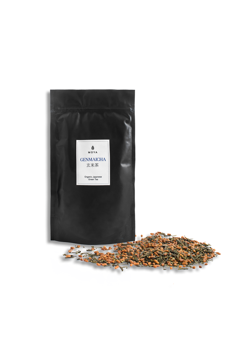 Moya Genmaicha organiczna japońska zielona herbata