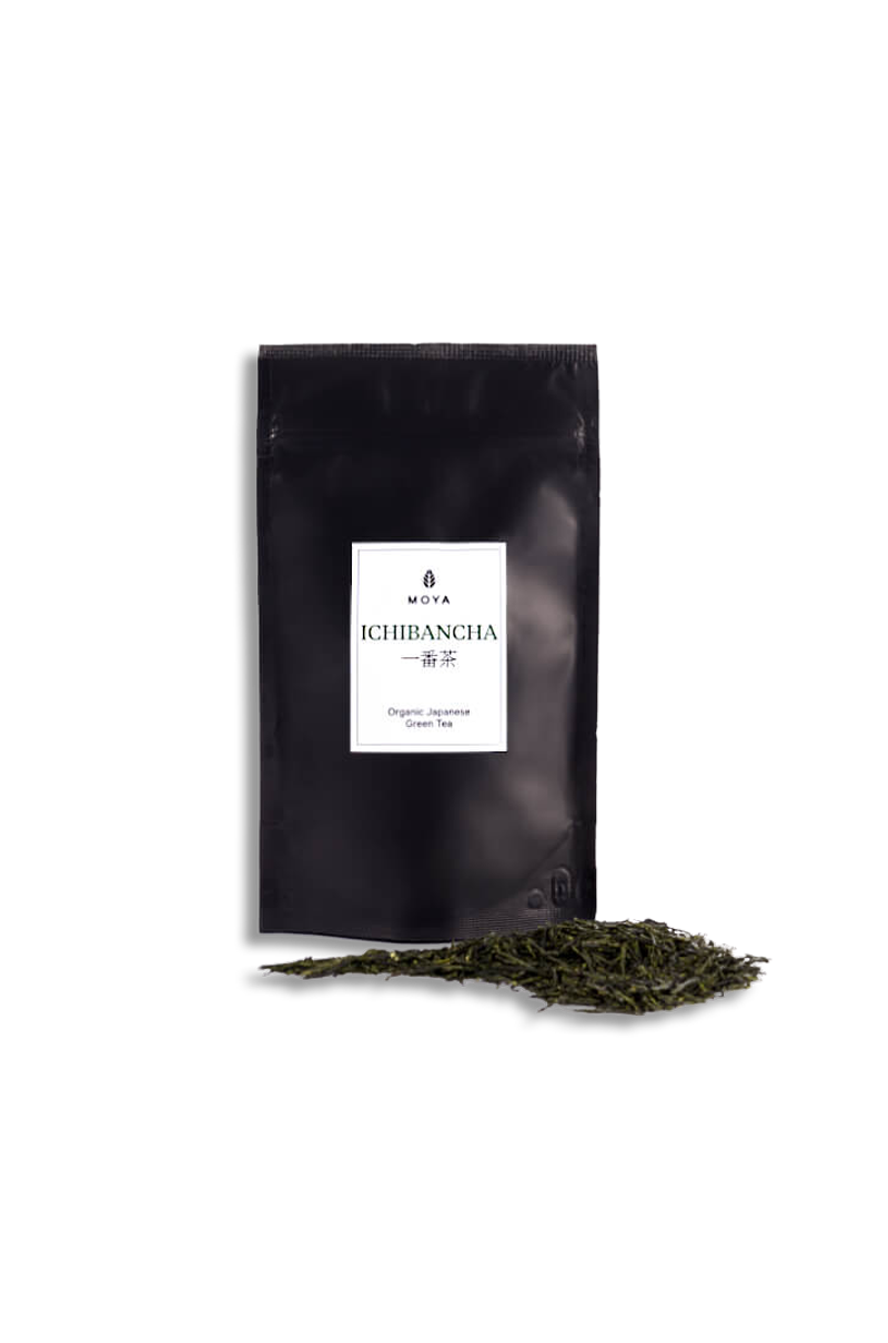 Moya Ichibancha organiczna japońska zielona herbata 50g