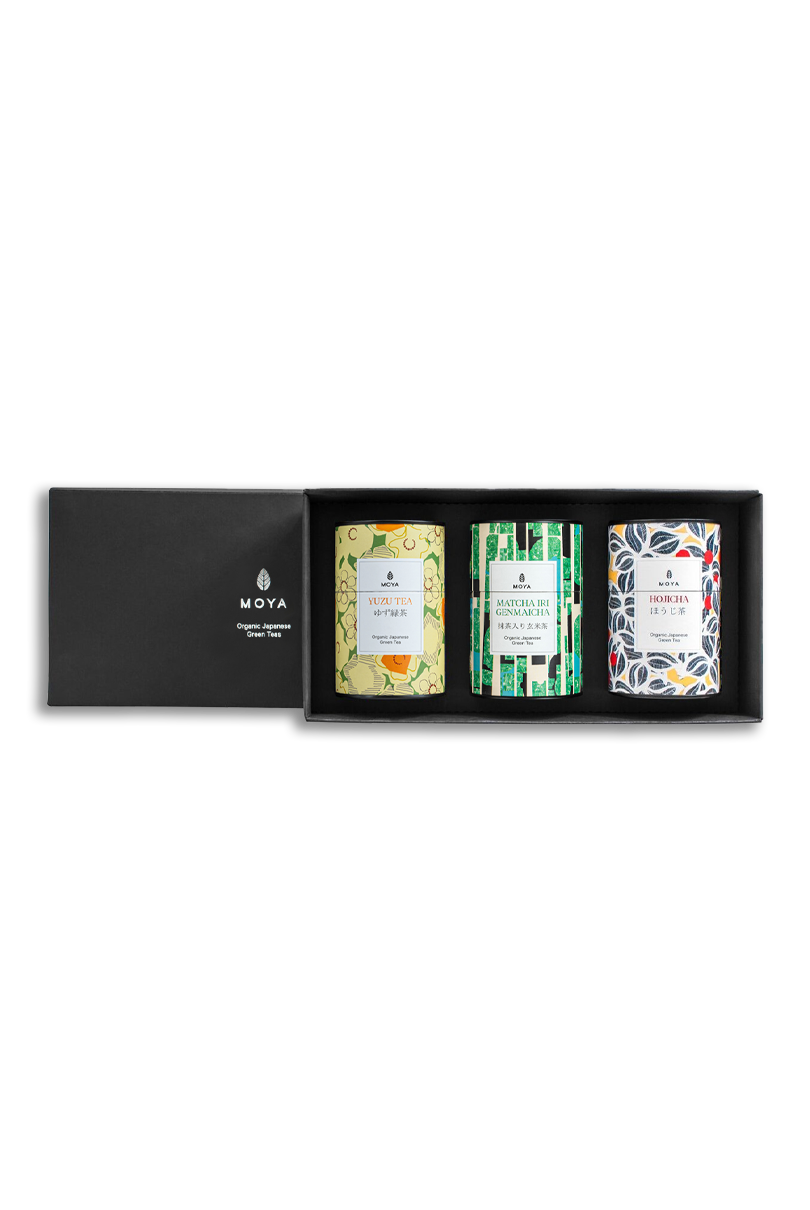 Zestaw Herbat Liściastych Yuzu Tea &amp; Matcha Iri Genmaicha &amp; Hojicha