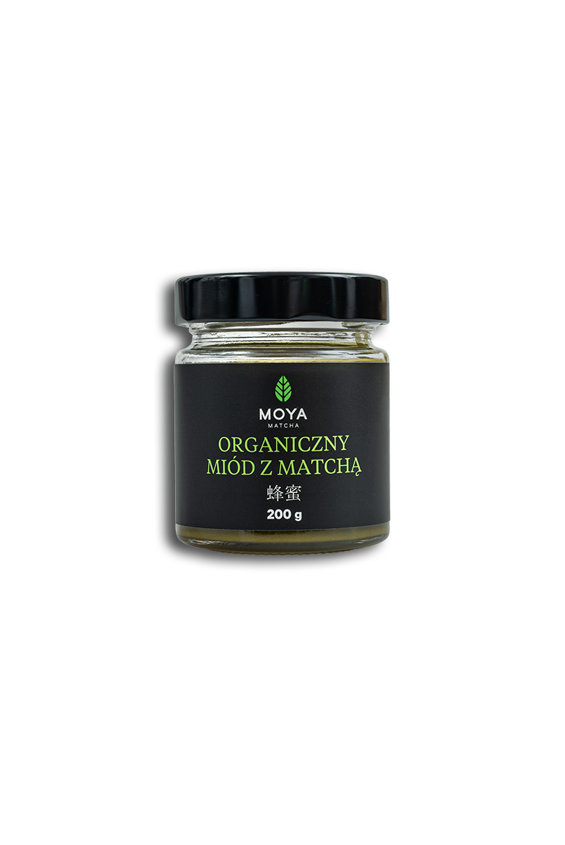 Organiczny Miód z Matchą