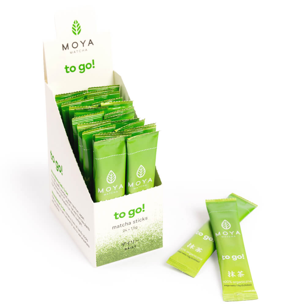 Moya Matcha Codzienna To Go! organiczna japońska herbata