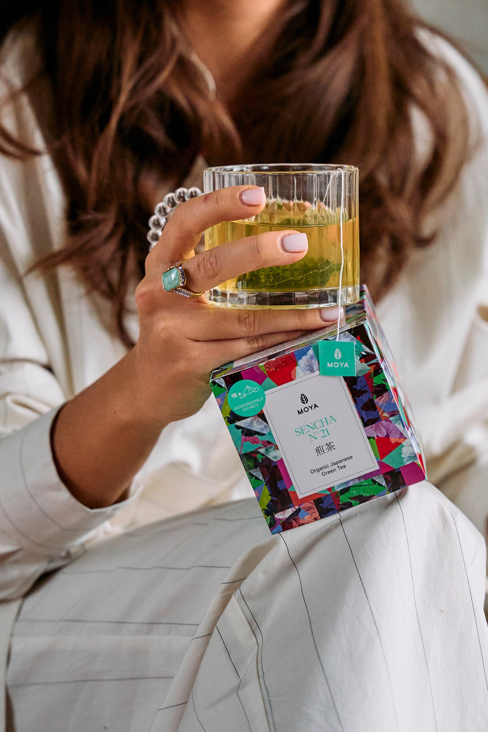 Moya Sencha organiczna japońska zielona herbata w saszetkach 15 x 1,5g