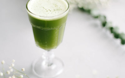 Virgin matcha spritzer