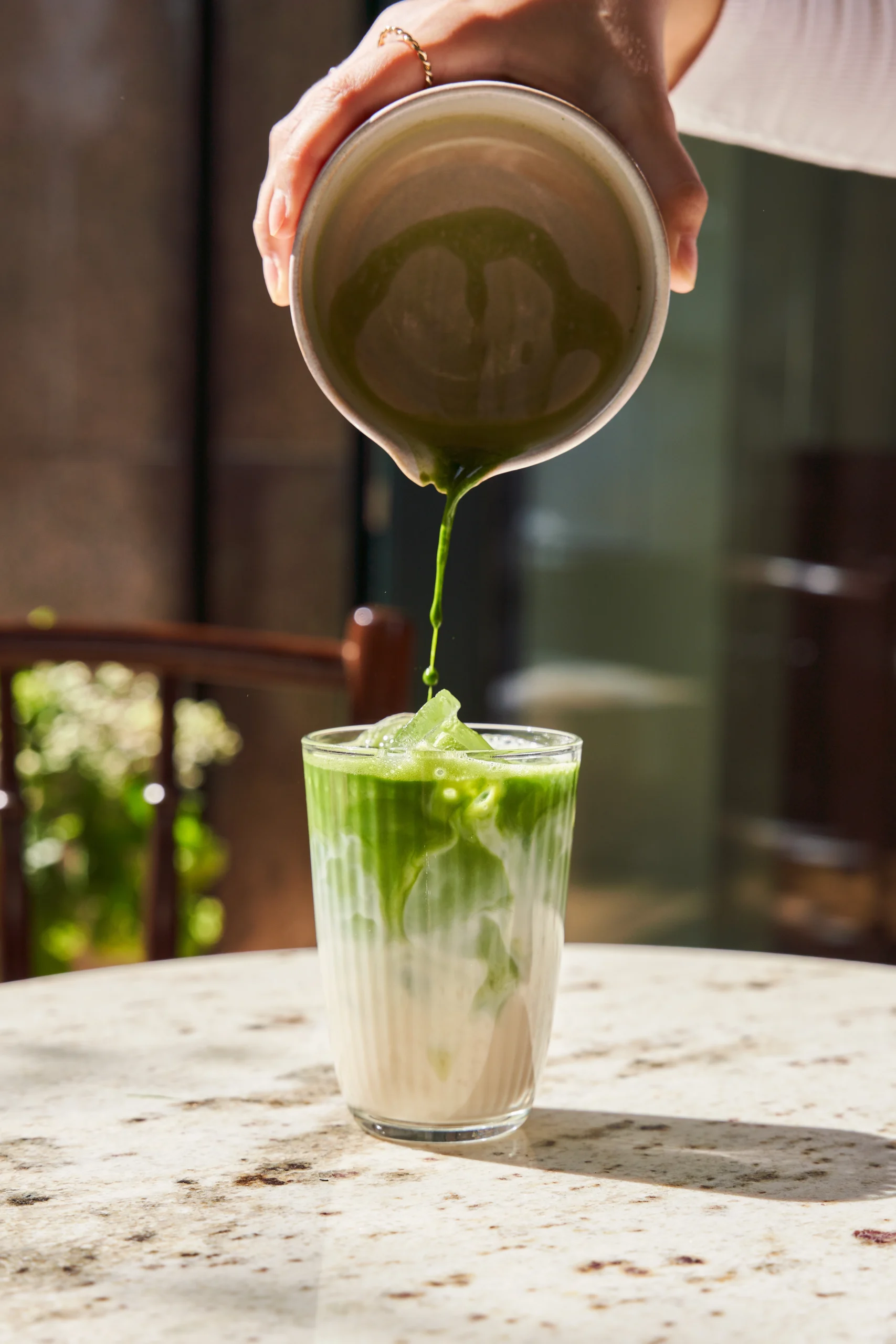 ice matcha latte