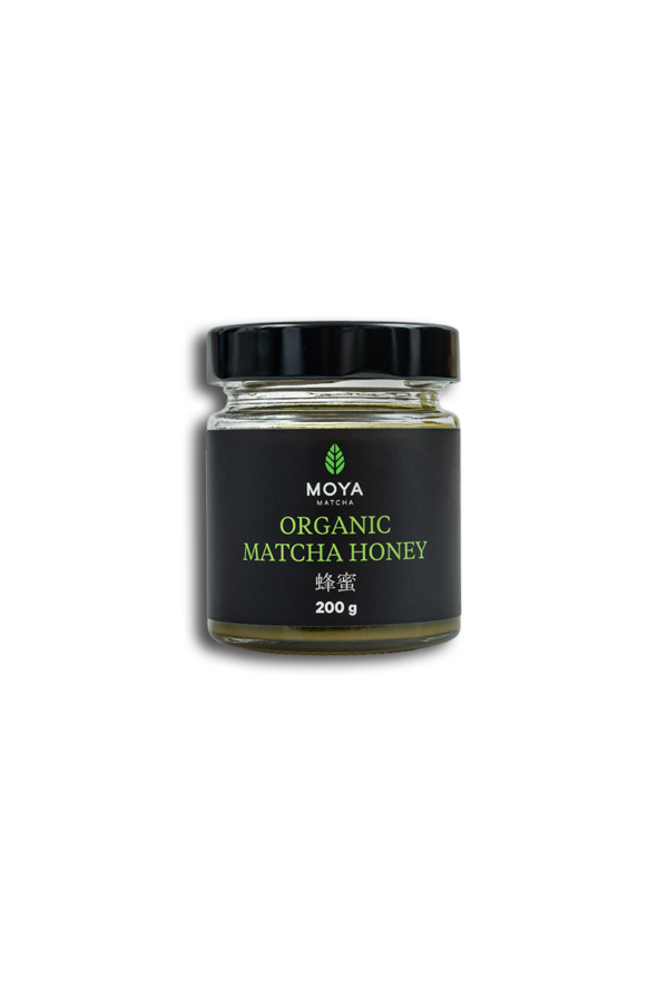 Organic honey with Moya Matcha