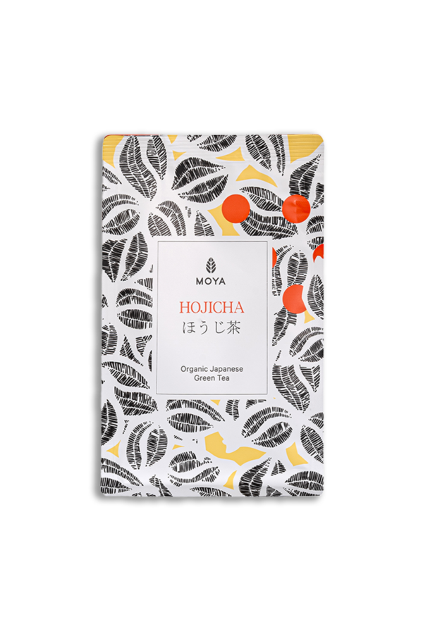 Moya Hojicha Organic Japanese Green Tea - Ziplock bag 80g