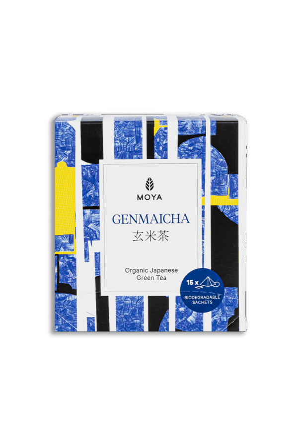 Moya Genmaicha Organic Japanese Green Tea in the bags 15 x 1,5g