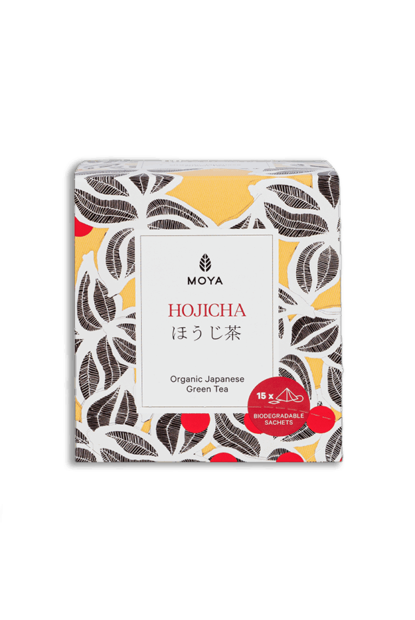 Moya Hojicha Organic Japanese Green Tea in tea bags 15 x 1,5g