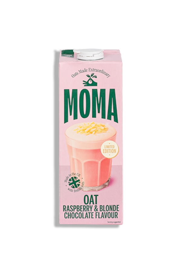 Napój owsiany MOMA Raspberry & Blonde Chocolate 1L
