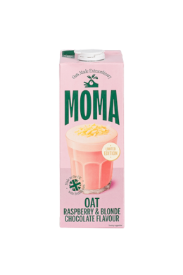 Napój owsiany MOMA Raspberry & Blonde Chocolate 1L