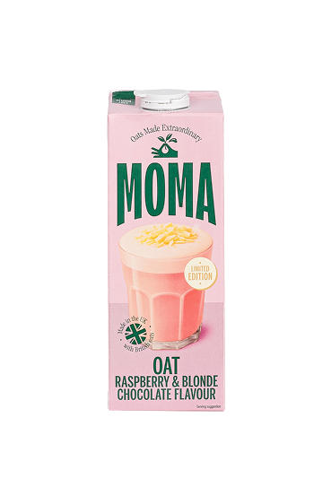 Napój owsiany MOMA Raspberry & Blonde Chocolate 1L