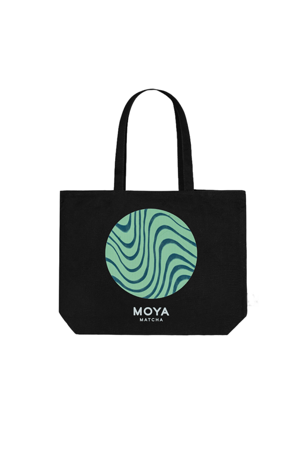 MOYA Black Cotton Tote Bag